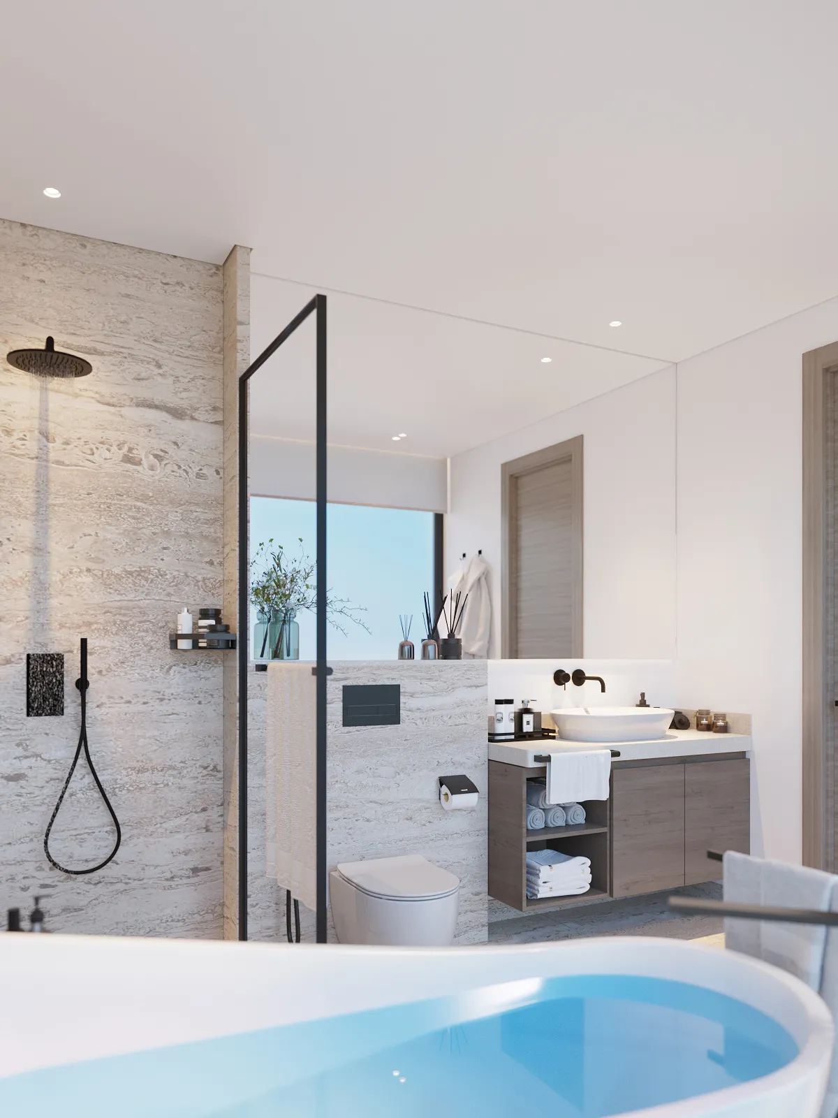 Aegean Bay Residences غرفتا نوم دوبلكس